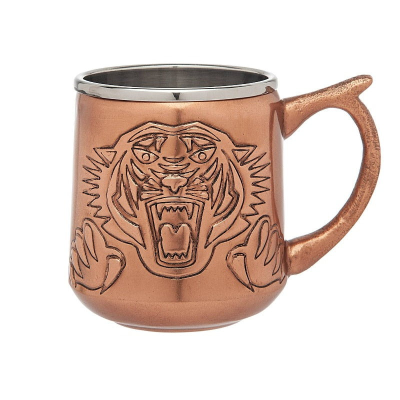 Godinger Tiger Handled Mule - Double Wall 12oz in Copper