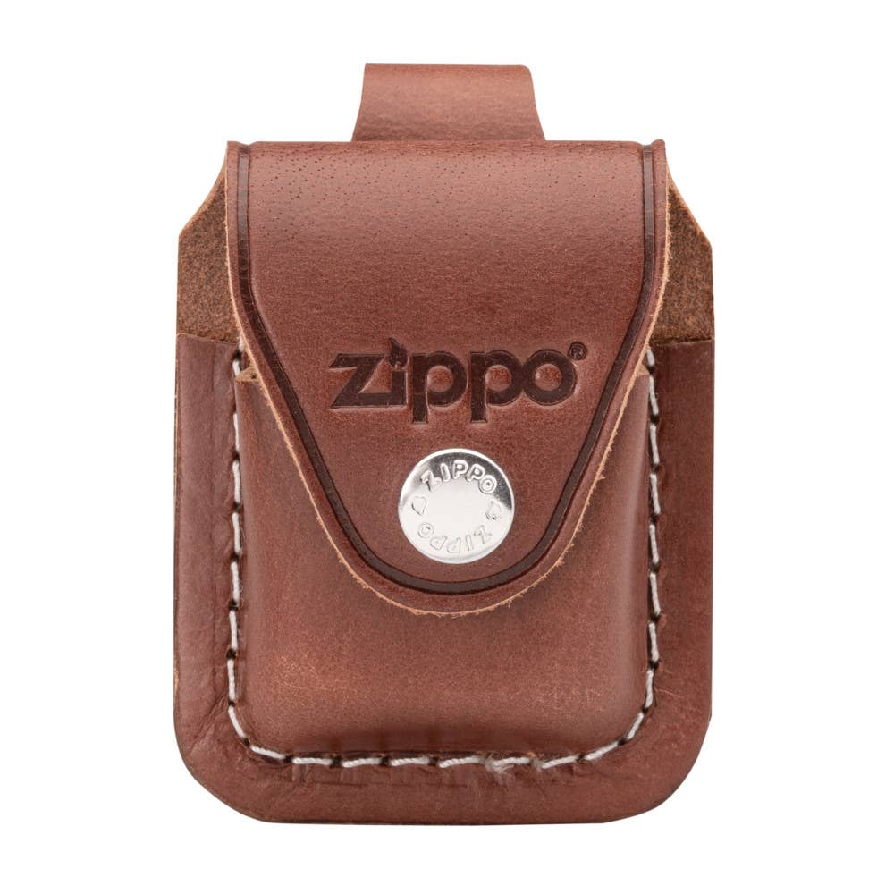 Zippo Lighters | Brown Lighter Pouch w/Loop