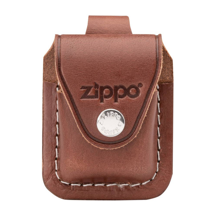 Zippo Lighters | Brown Lighter Pouch w/Loop