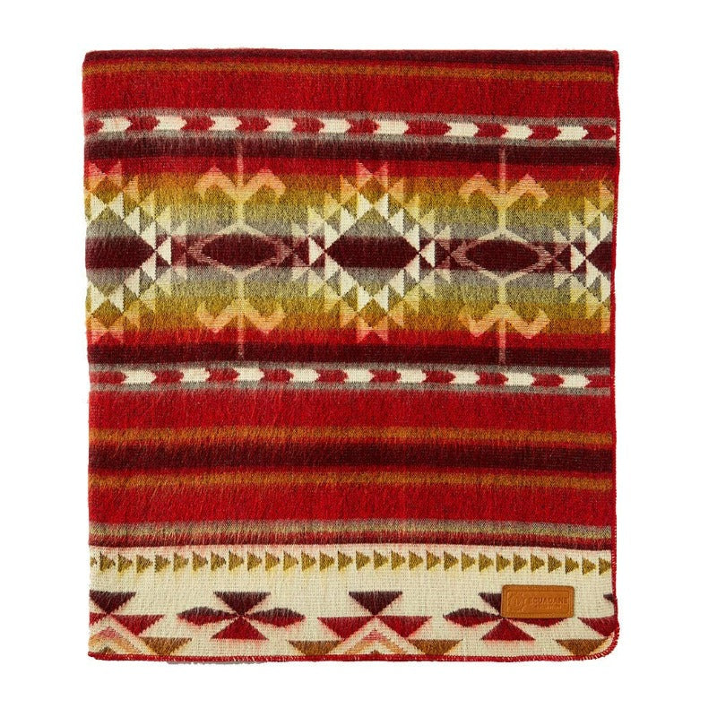 Ecuadae Cotacachi Fire Southwestern Blanket