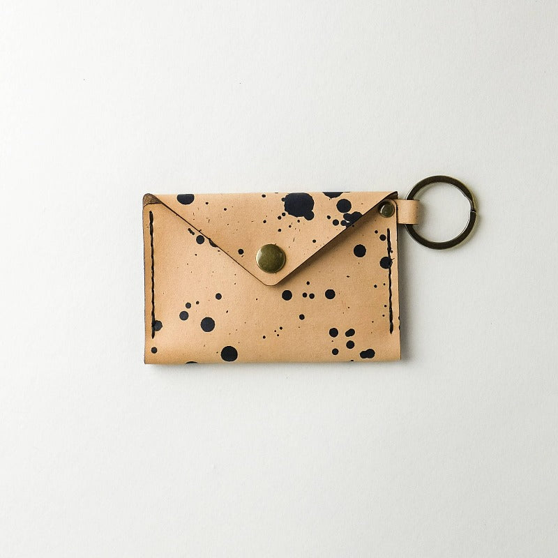 Choice Cuts Industry Speckled Leather ID Keychain Wallet - Terma Goods