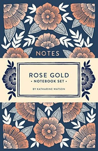 Katherine Watson Rose Gold Notebook Set