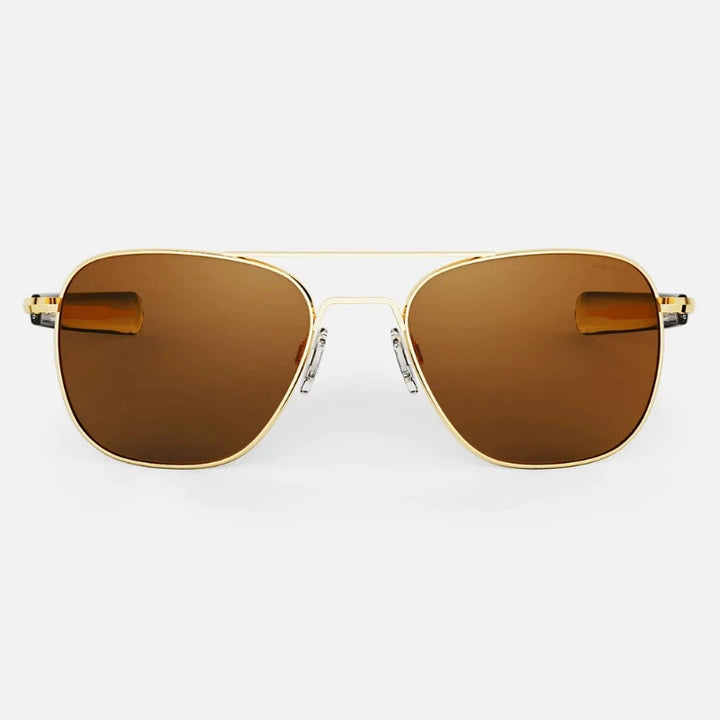 Randolph Aviator Sunglasses - 23k Gold Frame