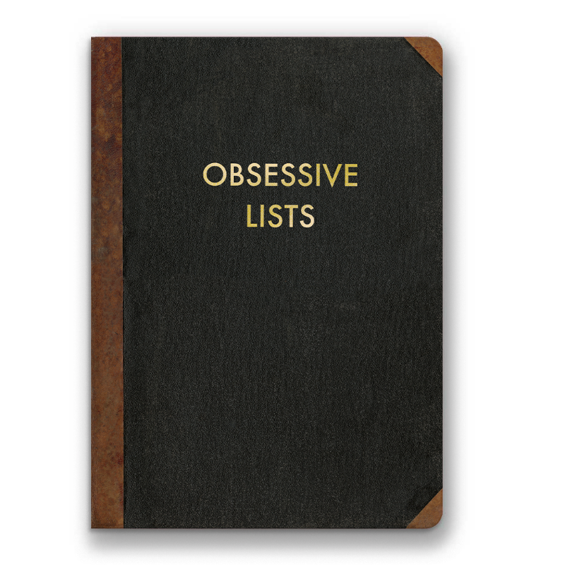 The Mincing Mockingbird "Obsessive Lists" Journal