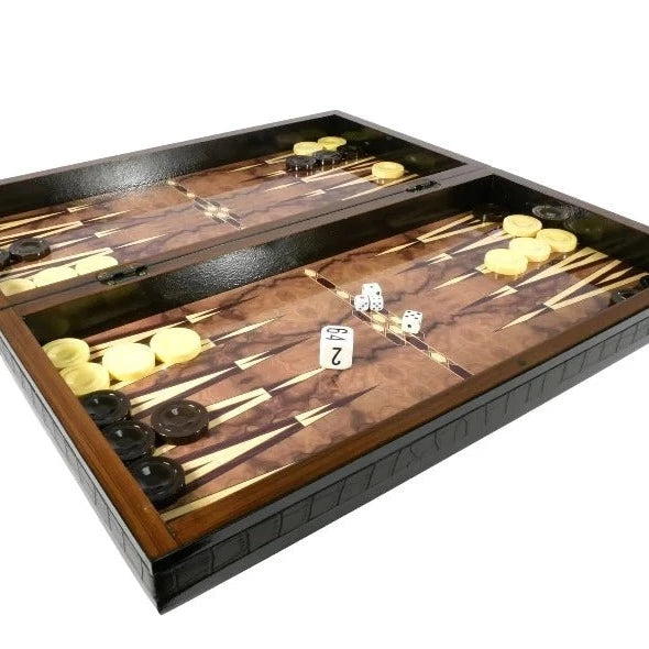 Marrakesh Decoupage Backgammon Set