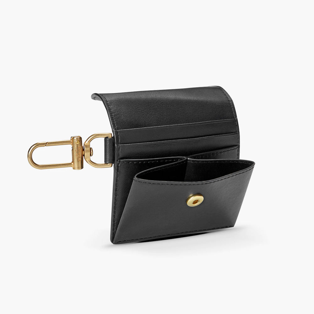 Shinola Birdy Natural Leather Keychain Card Case