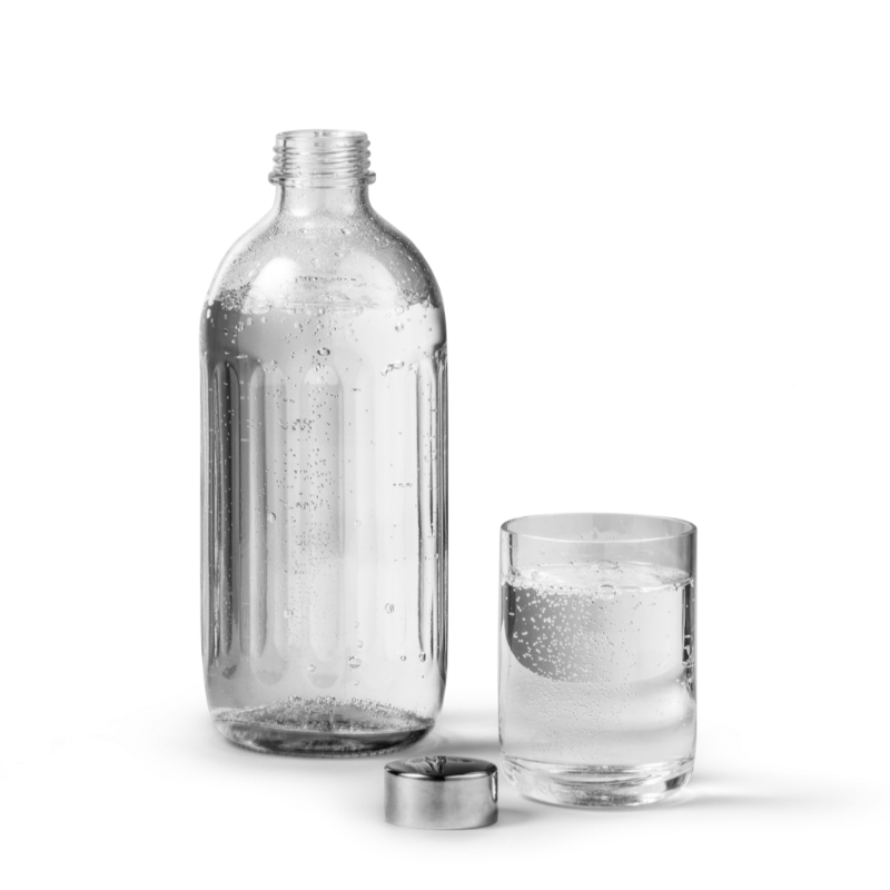 AARKE Glass Water Bottle for Carbonator Pro