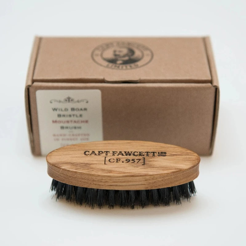 Captain Fawcett Wild Boar Moustache Brush - Terma Goods