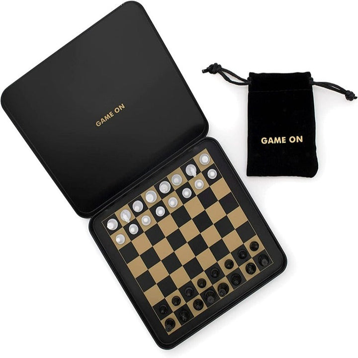 Iron & Glory "Game On" Magnetic Travel Chess Set