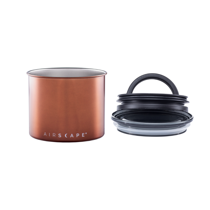 Planetary Design Airscape Classic Small Canister available in Brushed Steel and Copper
