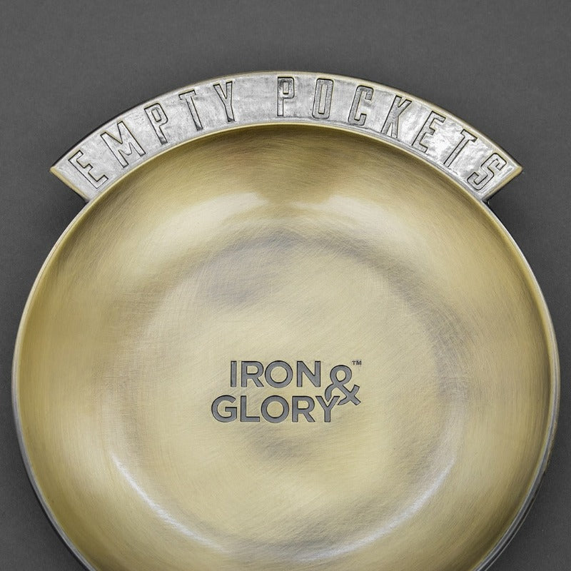Iron & Glory - Empty Pockets Metal Pocket Change Tray