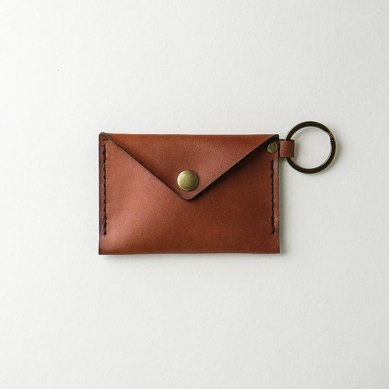 Choice Cuts Industries Chestnut Leather ID Keychain Wallet - Terma Goods