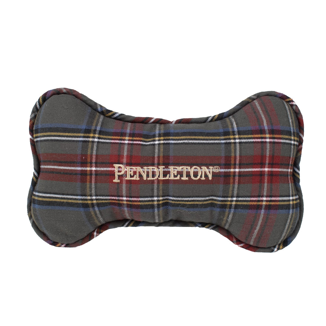 Pendleton Pet Plaid Bone Toy