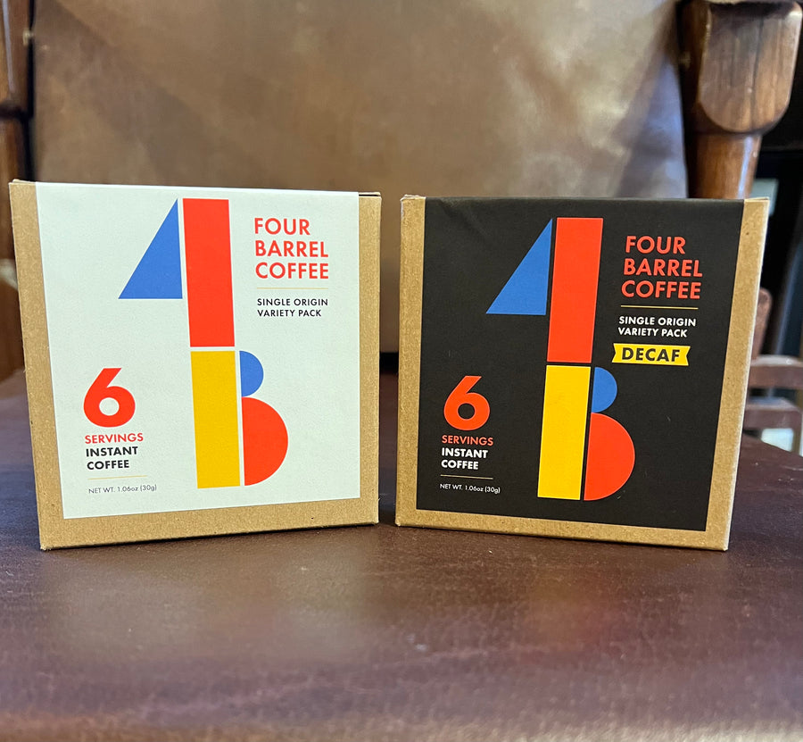 Four Barrel Instant Coffee: Single Origin Variety Pack