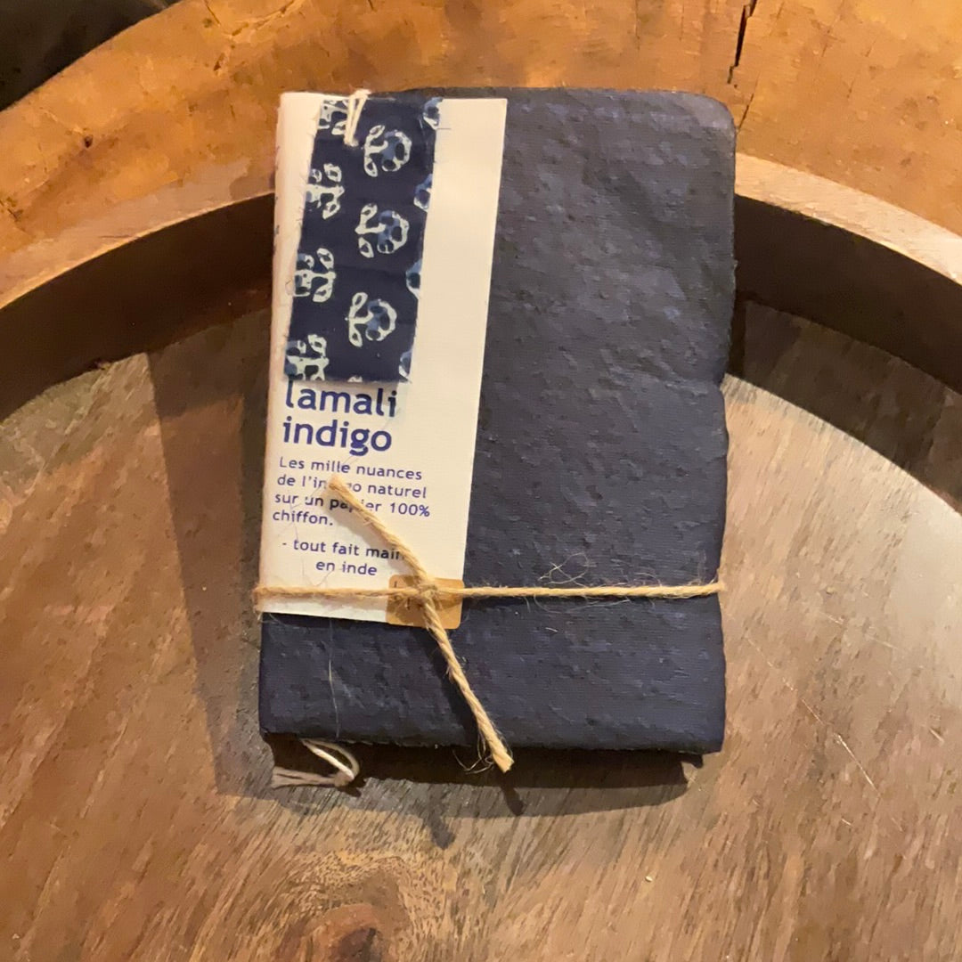 Lamali Indigo Small Handmade  Notebook