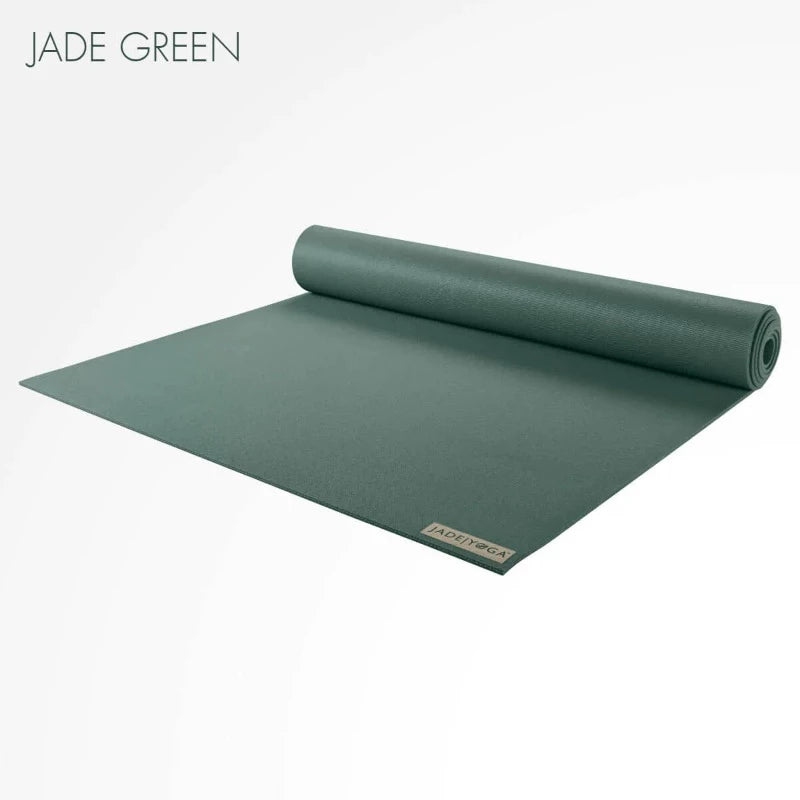 Jade Yoga Harmony Mat in Saffron/ Blue