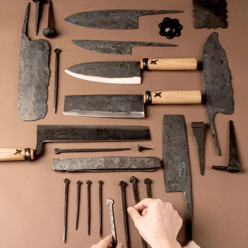 Master Shin's Anvil Large Chef's Knife - Gessato Design Store