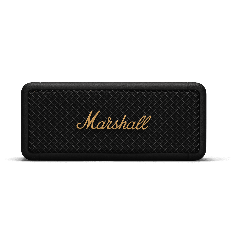 Marshall Emberton II Black and Brass Portable Speaker