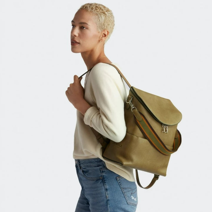 Shinola Convertible Pocket Backpack | Olive