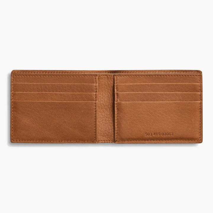 Shinola Slim Bifold Natural Grain Leather Wallet